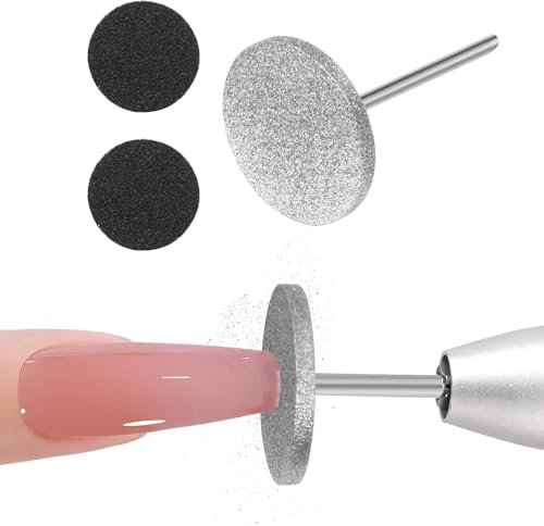 Disco lucidante per unghie, punta per unghie, punta per cuticole, fresa per unghie, punta professionale, per manicure, pedicure