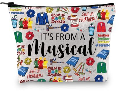 Heather EU Broadway Musical Theater Fans Gift - Inspired Gift It's from A Musical Theatre Makeup Bag