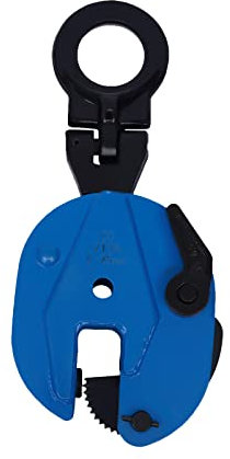 Pince verticale 2T pour grue en tôle pour soulever et transporter - Pince verticale avec levier de verrouillage pour ouvrir et verrouiller les mâchoires