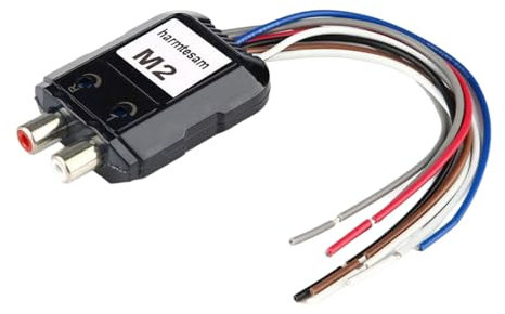 Adaptador de sonido profesional para coche de 2 canales para mejorar la compatibilidad de sonido y amplificador