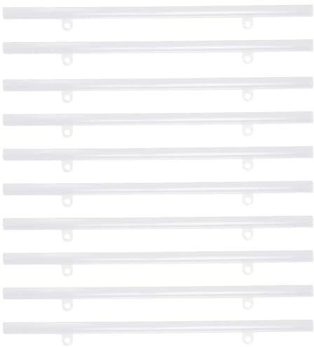 GORGECRAFT 30pz Appendino per Poster in PVC 40cm Clip per Poster Cartelli Supporto per Banner Montaggio A Parete Barra per Appendere Striscioni Mappe Pittura Decorazioni per La Casa