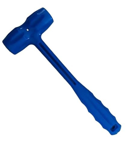 Le caoutchouc, Martillo blando de doble cara, mazo goma for decoración pisos del hogar, instalación, herramienta manual, joyería y manualidades(Blue)