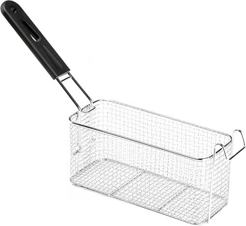 Genérico Cesta para freír Acero Inoxidable para Barbacoa, Restaurante, hogar, Estilo D
