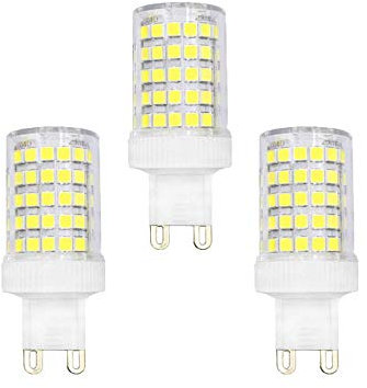BAISHICHENG 3er G9 LED Glühbirne 10W (Ersatz der G9 100W Halogenlampe) Keramiksockel Nicht Dimmbar 6000K Kaltweiß 1000LM Haushaltsbeleuchtung mit 360 ° Abstrahlwinkel