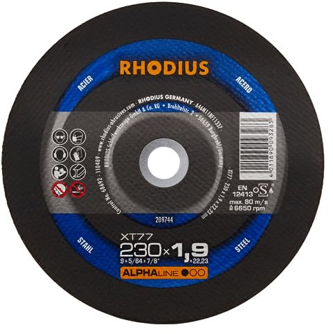 Extradünne Trennscheibe XT77, 230 x 1,9 x 22,23, VE: 25