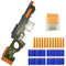 AGM MASTECH AWM Shell-Throwing Blaster Shot Gun, 40 offizielle Darts, 4-Dart-Clip, 2 Zeitschriften, Blaster-Spielzeug-Spielset fürJungen, Kinder und Erwachsene(Grün)
