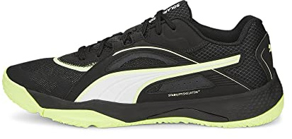 PUMA Unisex Solarstrike II Hallenturnschuh, Black White-Fizzy Light, 44 EU