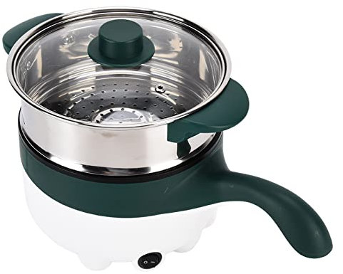 Pentola Elettrica per Fornello Elettrico, 2L 12V Pentola Elettrica Multifunzionale in Acciaio Inossidabile Anti-vapore per Alimenti Secchi per la Cucina di Casa Dell'auto
