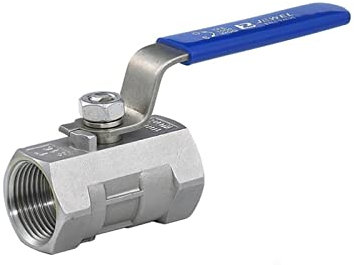 NEPIAN 21/2 3 4 einteiliger Kugelhahn mit Innengewinde SS304 Edelstahl BSPT Pipeline Switch Adapter Leisurely (Size : 2-1/2inch)