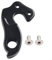 CWOQOCW Fahrrad Schaltwerk Haken Aufhänger Schwarz Aluminium Heckhaken Dropout Rahmen Adapter für Mountainbike Rennrad Radfahren #Ez1954 Cross