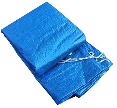 Toyvian Tapa Piscina Redonda de PE Resistente al Agua y Polvo para Piscinas Inflables Estructura Adecuado como Cubierta de Lluvia
