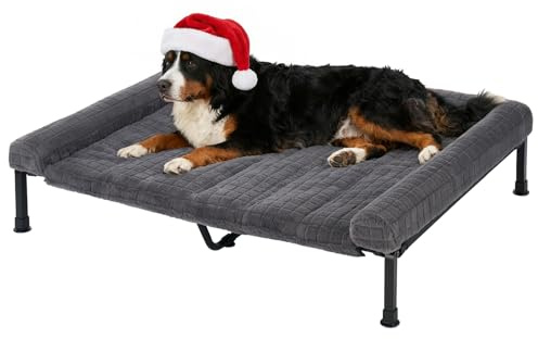 Veehoo Erhöhtes Hundebett Extra Große Hunde,XXL Hundeliege Outdoor Waschbar