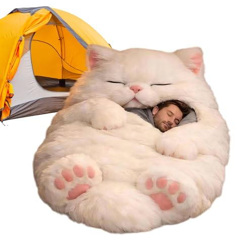 lyanny Sacco a pelo freddo | 175 x 79 cm divertente decorazione della stanza, per adulti, per interni, casa, camera da letto, cameretta dei bambini, appartamento, donne, uomini, compleanno