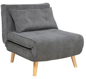 Regalos Miguel - Sofás y Sillones - Sofá Cama Rime Tela - Gris Oscuro