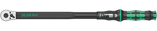 Wera 05075623001 Clé dynamométrique à cliquet Click-Torque C 4, 1/2, 60-300 Nm Vert