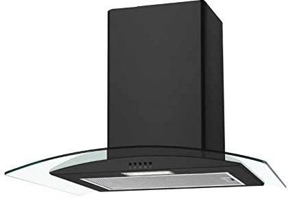 Candy CGM60NN 3 Speed 60cm Triangle Cooker Hood, LED Lighting, Washable filters, Black