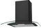 Candy CGM60NN 3 Speed 60cm Triangle Cooker Hood, LED Lighting, Washable filters, Black