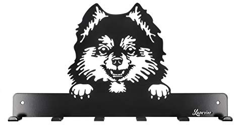 Laperino *Pomeranian - Zwergspitz*Schicke und praktische Hundegarderobe XL 450mm Breit - Leinengarderobe