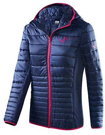 Black Crevice Damen Hybridjacke, Chaqueta híbrida Mujer, blau/pink,