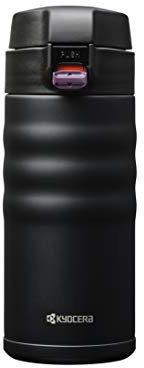 Kyocera MB-12F BK EU - Taza de viaje (acero inoxidable)