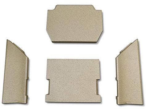 Feuerraumauskleidung für Contura 585 Kaminöfen - Vermiculite - 4-teilig