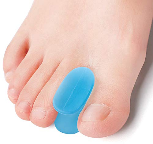 Kimihome 10 Pack Toe Separator(1/2” Thick), Large and Medium Toe Spacers for Bunion, Toe Drift, Overlapping Toes, Toe Cushions Provide Bunion Relief and Prevent Toe Rubbing - Blue