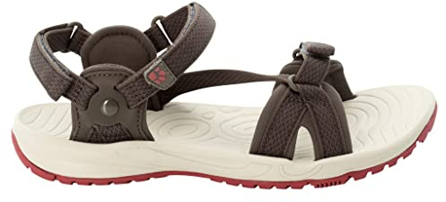 Jack Wolfskin dam Lakewood Ride W sport- och utomhussandaler, Kokos brun auburn, 37 EU