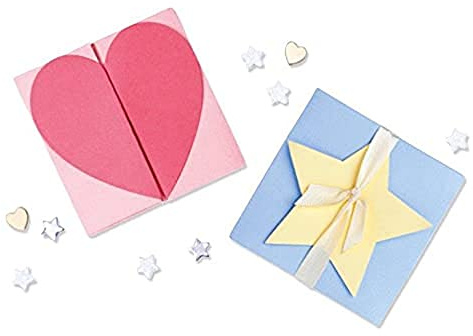 Sizzix Thinlits Stanzschablonen 5PK Box Herz & Sternkarte von Kath Breen, 665479