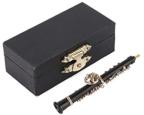 Musikinstrument Brosche Pin Oboe Form Design Mini Pin Brosche Musikinstrument Handwerk Kleidung Dekoration