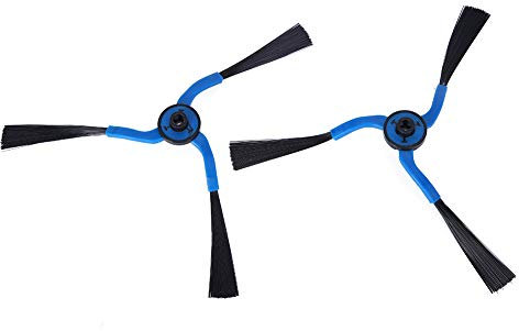 Side Brushes Replacement, 2Pcs Cleaning 3 Armed Side Brush Replacement Spare Parts Fit for VCRM72VR Sweeping Robot Cleaner