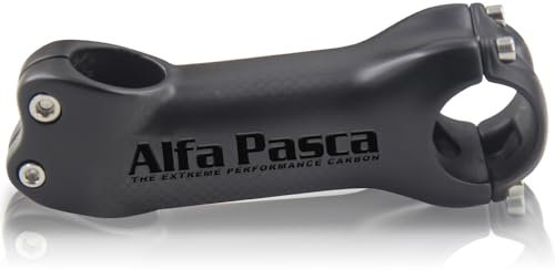 Alfa Pasca Mountainbike-Vorbau, 31,8 Zoll Carbon, MTB-Fahrrad-Lenkervorbau, Rennrad, 6 Grad, 130 mm, Fahrradlenkervorbau