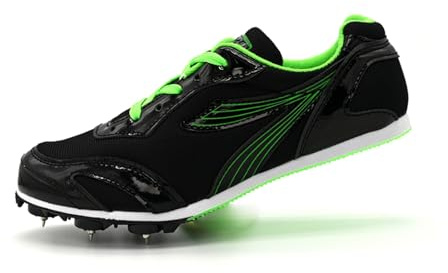 Leichtathletik Spike Schuhe,Leichte Trainer Mit Spikes,Sprint Spikes Gittergewebe Atmungsaktiv und bequem Unisex Leichtathletikschuhe Jugendsportschuhe mit Spikes Outdoor Training