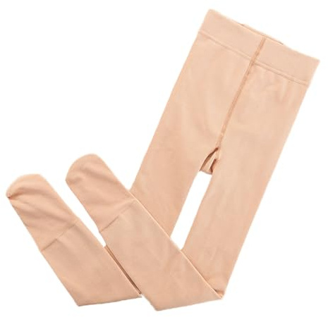 Yeeteepot Niña Cálido Leggings Invierno Medias Marrón XL