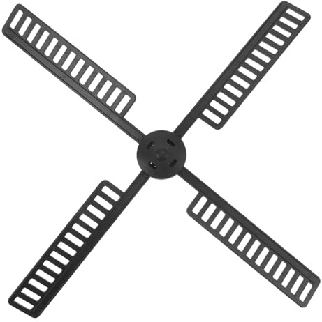 POPETPOP Garden Windmill Replacement Plastic Windmill Accessory Solar-powered Rotating Sails Material