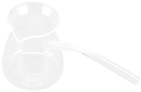 KICHOUSE Dicke Glasteekanne Zarte Kaffeekanne Bequemer Griff Glas Topf Für Tee Durchsichtiger Topf Mit Großem Fassungsvermögen Induktionsgeeignet Robust Und Langlebig