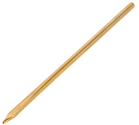 Alipis Ago da Cucito a Mano in Ottone per Lavorazione della Pelle, Ago per Infilare Corde e Fili, Strumento Artigianale per Cucitura Manuale di Pelletteria e Accessori DIY