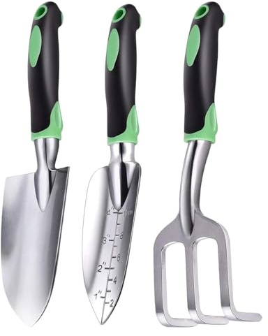 Trädgårdsspad Trädgårdsspade i aluminiumlegering, grön for grävning och lossning av jord