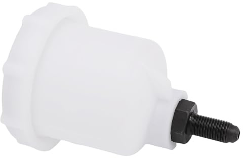 AKLOSIPY Serbatoio Liquido Freni, Serbatoio in Nylon con Filettatura 7/16 UNF con Tappo Sigillato in Gomma, per Liquido Frizione e Freno CMB0135