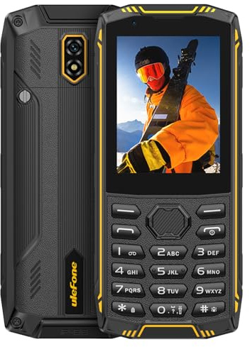 Armor Mini 5 Rugged Feature Phone with WhatsApp,2.8'' Touch Screen,2500mAh | Android11,4G WiFi,8GB/64GB TF,FM Radio,IP68 & IP69,Multilingual Input Drop-proof Work Mobile,Unlocked [No Charger Included]