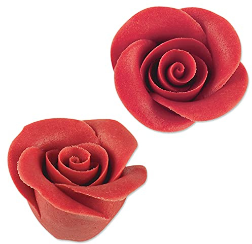 Günthart 24 Rosen aus Marzipan, gross, rot