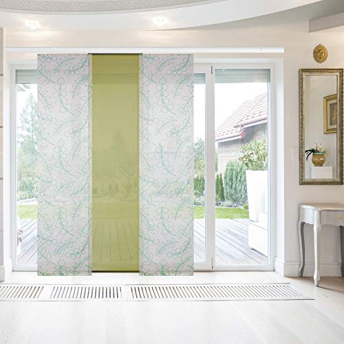 Bestlivings Elena Lot de 3 rideaux à panneaux imprimés 60 x 260 cm (largeur x hauteur)