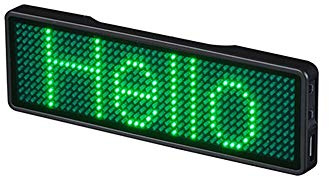 Bluetooth-LED-Namensschilder Verbesserte kabellose Bluetooth-LED-Namensschild Wiederaufladbare Namensschild Karte mit Magnet/Pin für die Party Bar-Ausstellung im Hotel Restaurant Shop