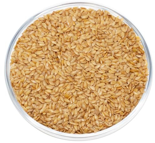 Leimüller Leinsamen Gold 1kg Goldleinsamen Pferde Hunde Omega3 Katzen | Gelber Leinsaat, aus Österreich, unterstützt Verdauung & Magenfunktion, ohne Zusätze