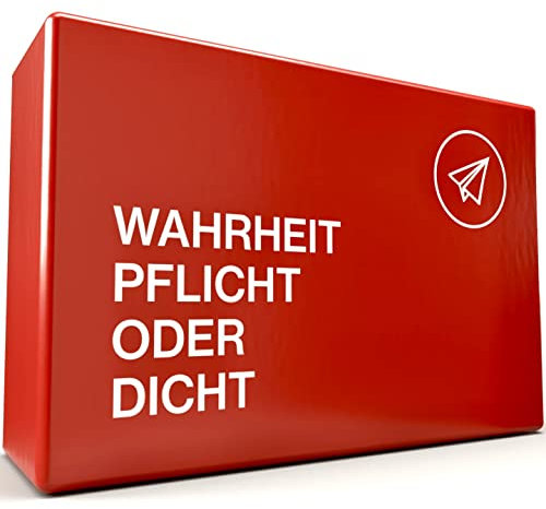 – Wahrheit Pflicht Oder Dicht - Trinkspiel - Das Partyspiel, Gesellschaftsspiel für Erwachsene, Kartenspiel, Geschenk ab 18