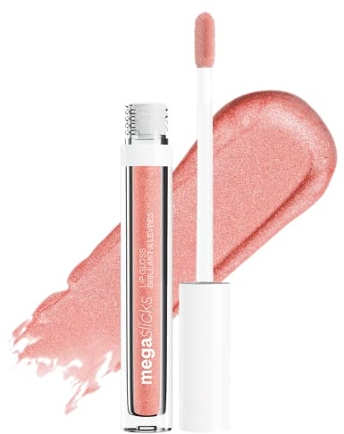 Wet n Wild Mega Slicks Lipgloss | Langlebig | Hyaluronsäure | Hochglanz | Cherish