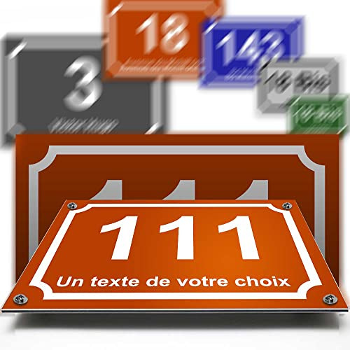 ALUMINIUM / PE PLAQUE SIGN PLAQUE SIGN FOR HOMES, GARAGES, DOORS AND LETTER BOX CLASSIC COLLECTION 2 LINES