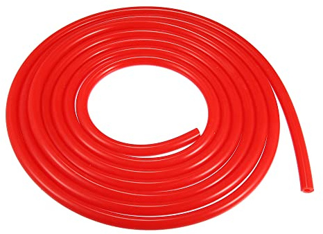QUARKZMAN 5 mm ID 4 Metros 13,12 pies Coche Silicona Vacío Manguera Tubería Línea Tubo Rojo