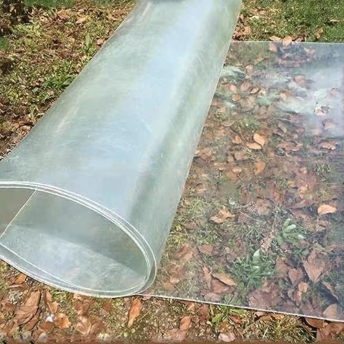 Dachbau Platten Polycarbonat-Dachplatte, Kunststoff-Dachplatten, Gewächshaus-Ersatzabdeckung, Regenfester UV-Schutz, Mit Schrauben (Size : 1.2x8m)