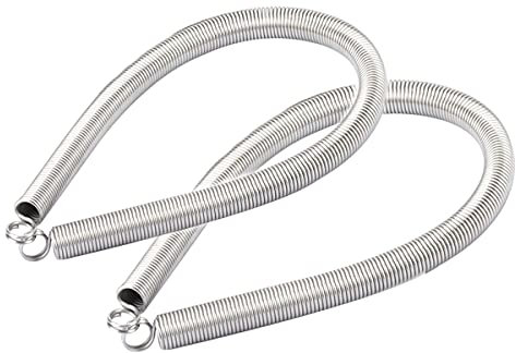 CHAOUYYZ Stainless Steel Dual Hook Tension Spfree Length 11.81Inch for Hanging Plants and Swing Seat 2Pcs/0.4 * 4 * 300