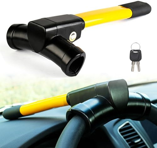 JGQFB Lenkradkralle, Lenkradschloss für Auto für VW Transporter T5 & T6/6.1, Diebstahlsicherung Auto, Hohe Sichtbarkeit Lenkradkralle für Auto